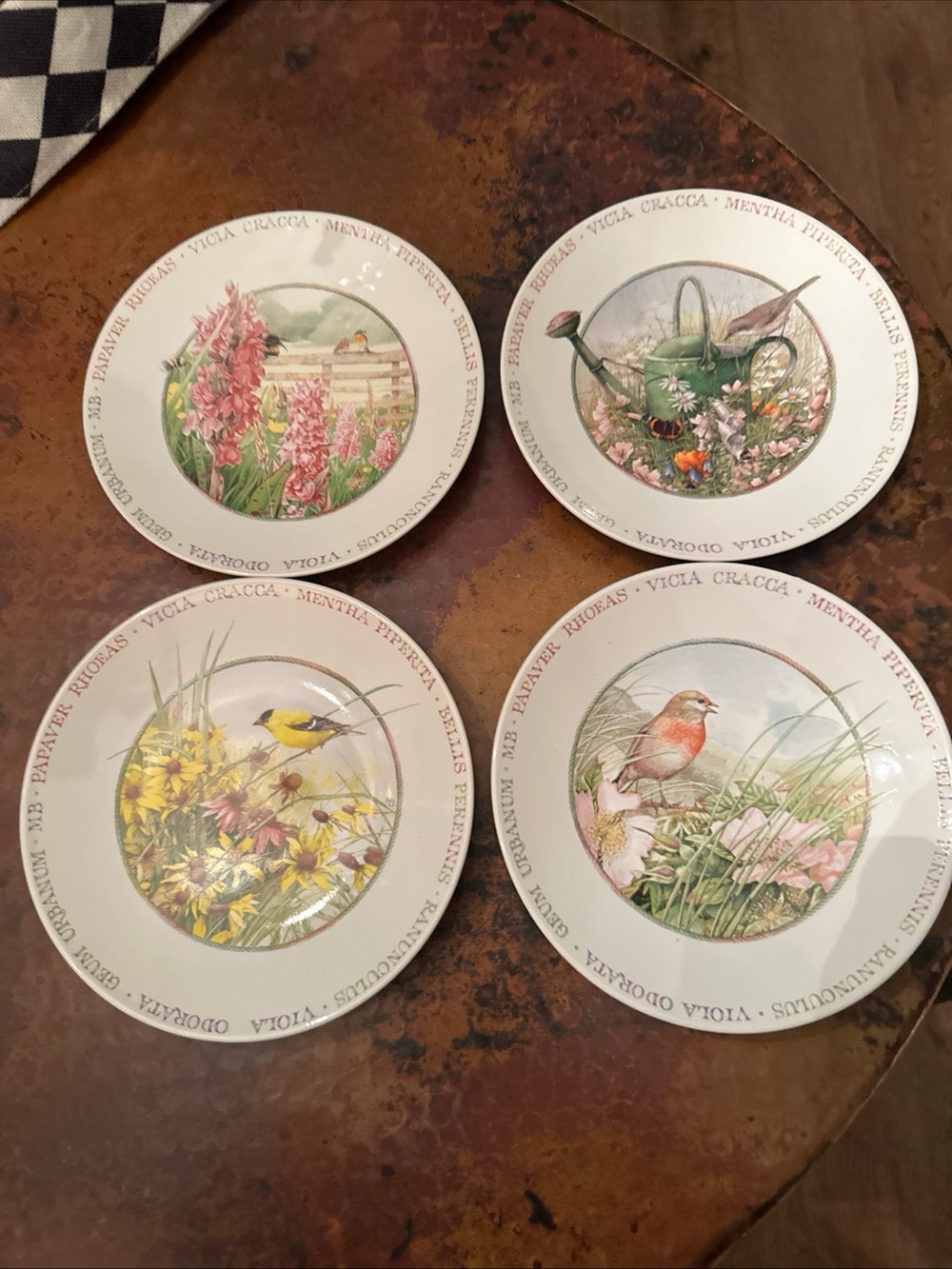 Set of 4 Majolein Bastin Salad Plates